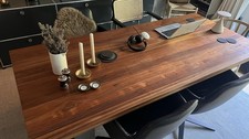 Riva1920 Newton Esstisch Arbeitstisch Walnuss Design Edelholz TOP!