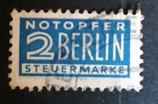 Notopfer Berlin Steuermarke