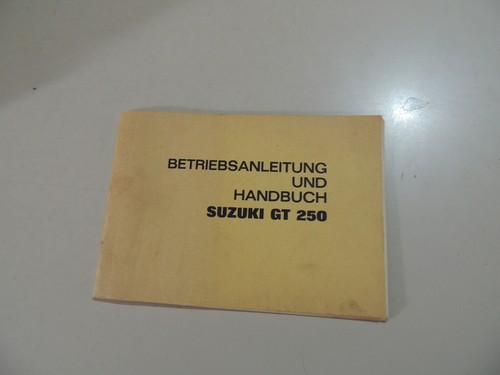 Fahrerhandbuch suzuki 250 - suzuki,