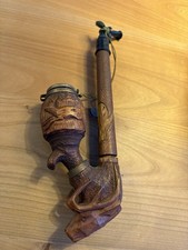 Holzpfeife für Tabak Rauchpfeife Tabakpfeife Geschnitzt Holzpfeife