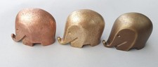 70er Colani Elefant Skulptur Metall Messing Kupfer Bronze massiv