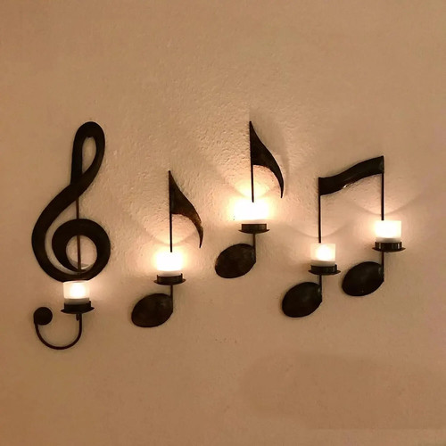 Musik kerzenhalter wand - musik,