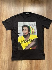 Original Dsquared Bob Marley T-Shirt schwarz Gr. L