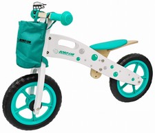 Bobo-San Grüner Holz-Wipptier Kinderlaufrad