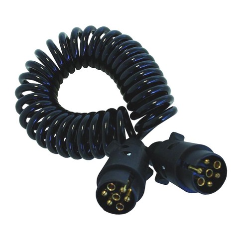 Spiralkabel polig - spiralkabel, 3m