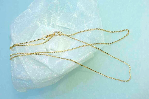 Halskette 750 gelbgold - halskette,
