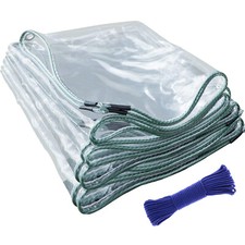 Transparente Abdeckplane