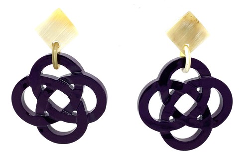 Camilieri horn ohrringe - camilieri,