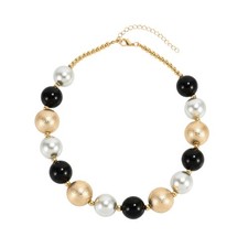 Perlen Kette Silber od. Gold