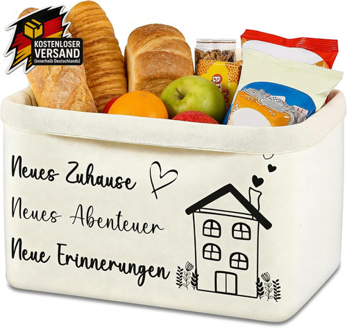 Brotkorb stoff faltbar leinen - brotkorb,