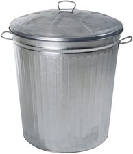 Verzinktem Eimer lt 80 H 50 cm