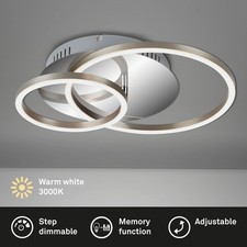Dimmbare Briloner Frame Deckenleuchte 39 cm Metall/Kunststoff, 30W LED 3000K