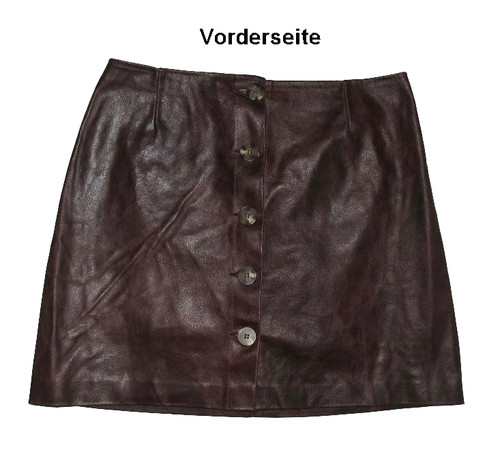 Lederrock rock glattleder - rock,