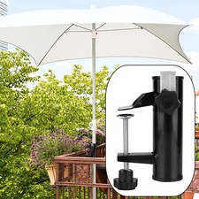 Sonnenschirm Halterung Balkon Metall Schirmständer Schirmhalter Gelände 15cm DHL
