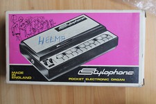vintage Synthesizer "Stylophone" mit Originalverpackung von 1967, mint in Box