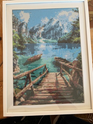 Gerahmtes diamond painting - diamond,