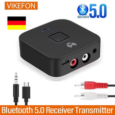Bluetooth 5.0 NFC Empfänger 3.5mm AUX Cinch Buchse Hifi Wireless Audio Adapter