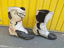 Alpinestars Motorrad Stiefel Schuhe SMX6 Motorradstiefel weiß 43 Dainese Berik