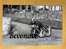 Ercole Frigerio Stan Dibben Autogramm handsigniert Motorrad Rennfahrer 1952