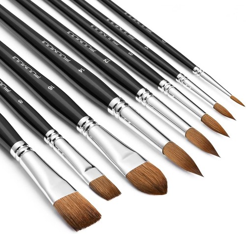 Aquarellpinsel set 8er - aquarellpinsel,