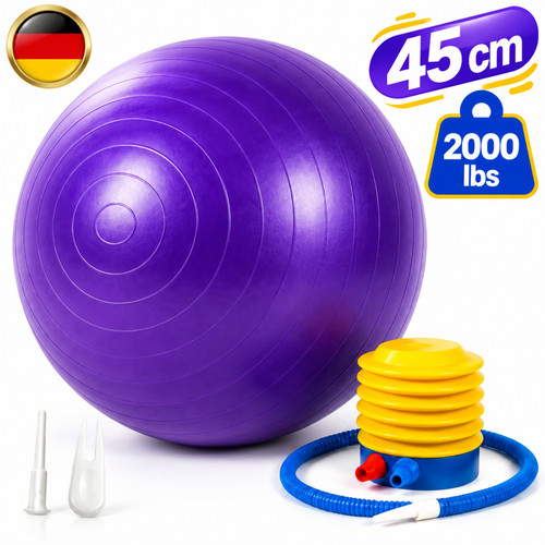 Gymnastikball mit pumpe - gymnastikball, ball