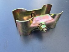 Bauzaunschellen verzinkt ? | Rohrverbinder Doppel-Schelle M10 – 10 Stück