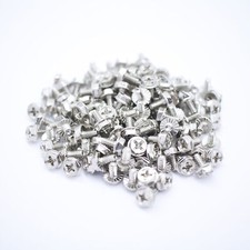 30x PC Gehäuse Netzteil PSU Hex Schrauben 32x6mm silber