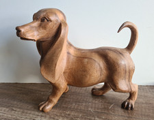 Vintage! Holzfigur Hund