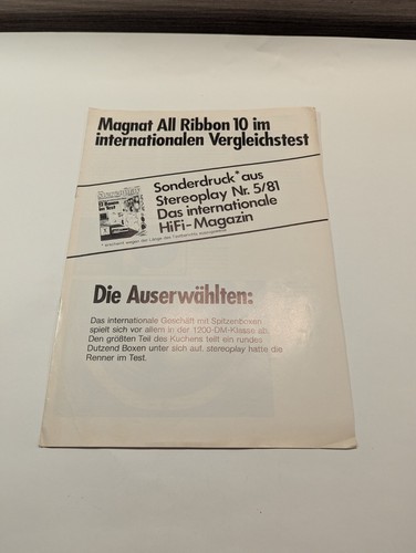 Stereoplay sonderdruck 1981 - stereoplay, 05/1981