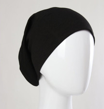 ISLAM-ABAYA- Kopftuch-Hijab : Schlauchbone aus 100% Cotton in Schwarz