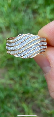 Cluster ring gold 0 50 - cluster-ring, kt