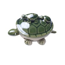 Keramik Schildkröte mit Babys
