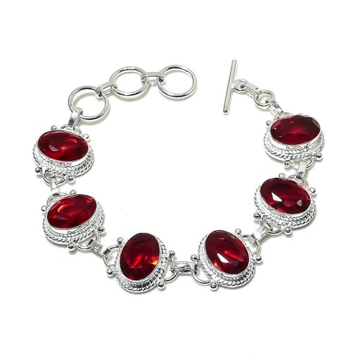 Handgefertigtes rotes granat - handgefertigtes,