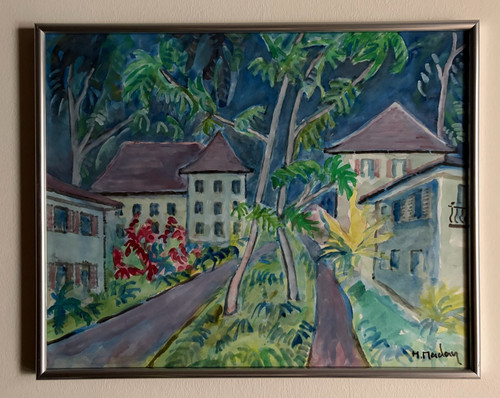 Expressionisches aquarell - expressionisches,