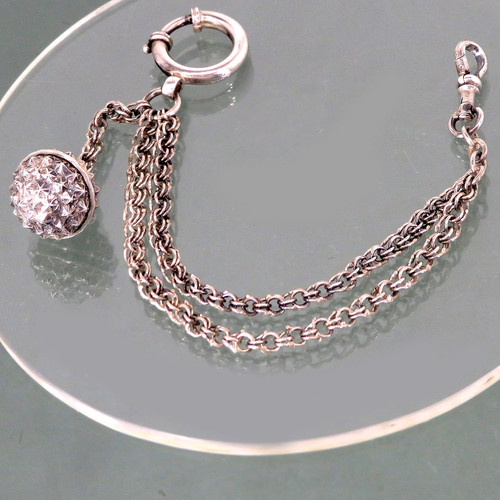 Silber uhrenkette chatelaine - silber,