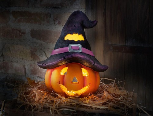 Halloween windlicht hexenhut - halloween, "hexenhut"