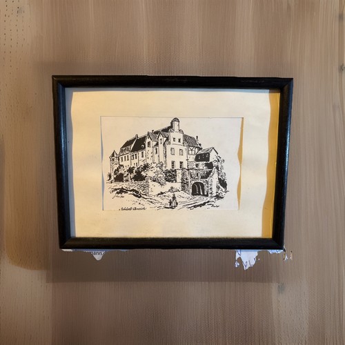 Tuschezeichnung vintage - tuschezeichnung,