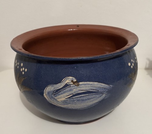 Keramik blau weiss - blau,