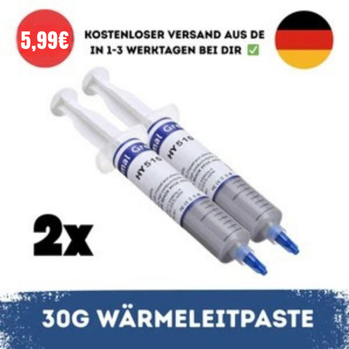 Wärmeleitpaste 30g hy510 - 2x,