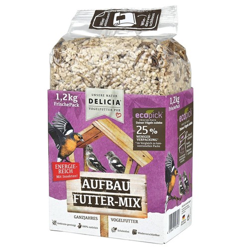 Delicia aufbau futtermix 2kg - aufbau, 1,2kg