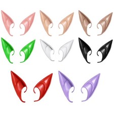 Erwachsene Kinder Cosplay Ohr Weich Party-Props 1Paar Elfen Ohren Maskerade Süß