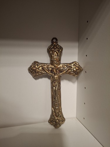 Antikes wandkreuz kruzifix - /,