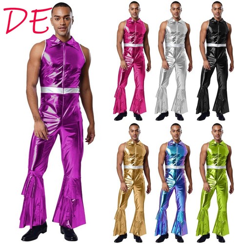 Herren metallic jumpsuit - de,