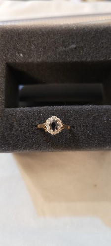 Perfekter cluster ring kt - 9,