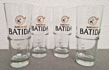 4x Batida de Coco Glas 0,29l Longdrinkgläser Cocktail V-Form Stapelbar Mangaroca