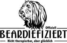 BEARDED COLLIE Autoaufkleber -
