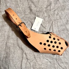 Ledermaulkorb BW Stahlschiene Schweikert Dog sport