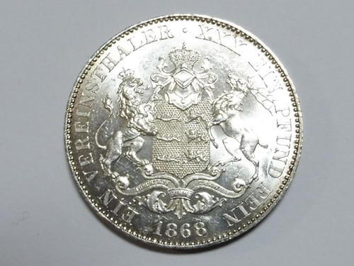 Württemberg taler 1868 karl - wÜrttemberg,