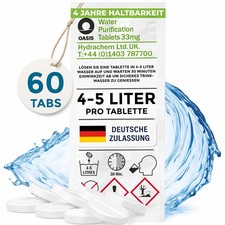 60 Trinkwasser Tabletten je