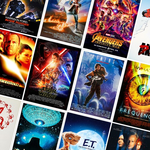 Sci film drucke - film,